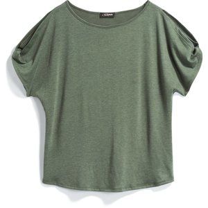 Colette Romey Cold Shoulder Knit Top